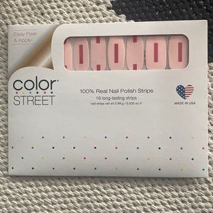 Color Street Pink Outside the Box Nail Polish Strips